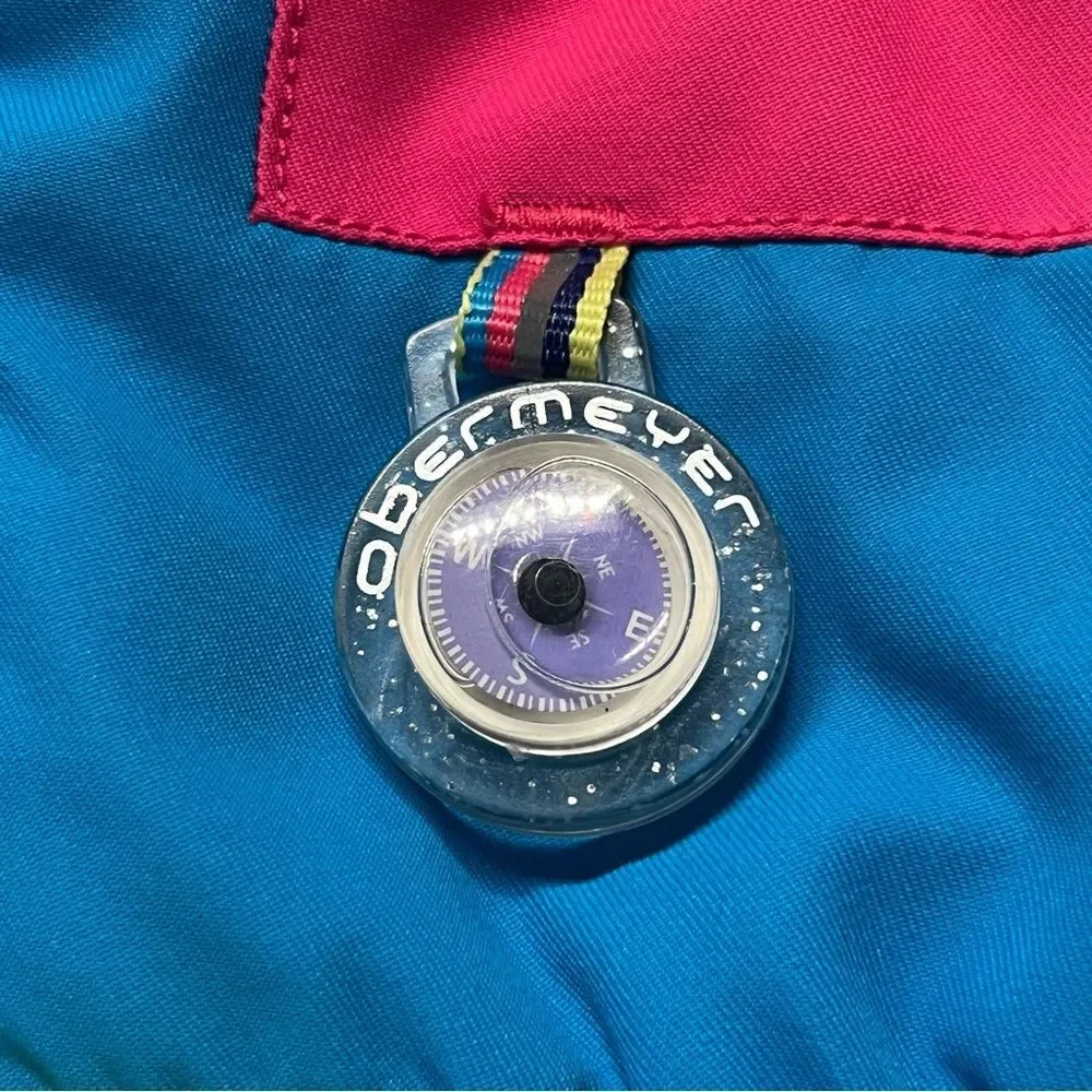 Obermeyer Kids Girls Ski Jacket Size 2 Rainbow I Grow System Detachable Hood